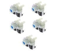 HOMSFOU 5pièces Électrovanne Entrée Pour Machine à Laver Remplacement Pratique Et Avec Conception à Double Valve Compatible Nombreux Modèles De Lave-linge