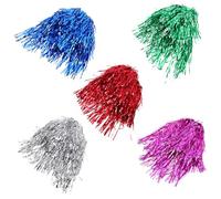 HOMSFOU 5pièces Perruques Disco De Fête Et Colorées Fournitures De Cosplay Accessoires De Photomaton Des Années Accessoires De Fête Perruques De Mascarade Lot De Fausses Drôles