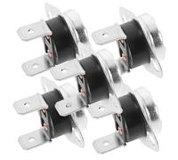 HOMSFOU 5pièces Thermostat De Sèche-linge Fusible Thermique Pour Appareil Domestique Protecteur De Surchauffe De Rechange Facile à Installer