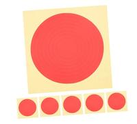 HOMSFOU 6 feuilles Étiquettes Autocollantes Réfléchissantes pour Manomètre Fiches Identification Adhésives Rouge Résistantes Aux Dégâts et Étanches pour Instruments de Pression