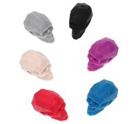 HOMSFOU 6 Pièces Accessoires Décoratifs Marqueurs de Verre Design Créatif et Unique en Silicone Réutilisables pour Vin pour Restaurants Occidentaux et Fraternités