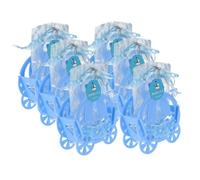 HOMSFOU 6 Pièces Boîte D'emballage De Bonbons De Mariage Sacs De Bonbons De Mariage Pièce Maîtresse De Chariot Décorations De Fête D'halloween Cotillons D'halloween Plastique Ciel Bleu