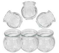 HOMSFOU 6 Pièces Ensemble de Thérapie par Ventouses en Verre Épaissi pour Massage Cupping, Améliore la Circulation Sanguine, Favorise, pour Cou et Plantes des Pieds