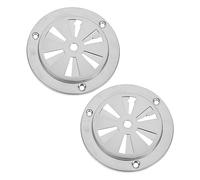 HOMSFOU 6 Pièces Évent Du Four Dispositif D'aération Grille D'aération Du Four Trou Du De Séchage Registre ération Bouche ération Évent De Grille De Conduit Acier Inoxydable