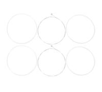 HOMSFOU 6 Pièces Jeu Complet de Cordes en Nylon Argentées pour Instrument à Cordes Traditionnel Russe Design Optimisé et Réglage Stable, pour L'enseignement Musique Traditionnelle Russe