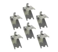 HOMSFOU 6 pièces Lot de Clips pour Étagères de Réfrigérateur Supports Robustes et Faciles à Installer Accessoires Durables pour Congélateur et Frigo Domestique