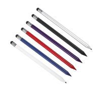 HOMSFOU 6 Pièces Stylet Crayon pour Tablette et Smartphone Stylo Tactile Capacitif Précis Design Pencil Compatible Écrans Tactiles Portable et Polyvalent pour Dessin et Écriture