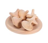 HOMSFOU 6 Pièces Toupies à Peindre pour Garçon Fille Jouets Montessori DIY pour Développer Créativité Coordination Main Œil et Esprit Compétitif