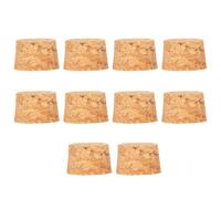 HOMSFOU 60 Bouchons de Liège pour Bouteille en Bois Naturel, Couvercles D'étanchéité pour Vin et Bocal, Lot de 60 Pièces, Accessoires de Rangement pour Bouteilles, pour Maison et Bar