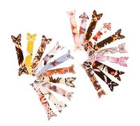 HOMSFOU 60 Feuilles Marque Pages Créatifs Papier Chinois de Étiquettes Colorées pour Fournitures Scolaires pour Saint Valentin et Bureau