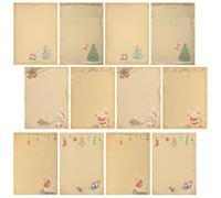 HOMSFOU 72 Feuilles Papier à Lettres Vintage Khaki, Écriture Lisse, Papier | Papeterie en Papier, Usage pour Copier des Poèmes et Graffiti, Format Pratique, Style Rétro