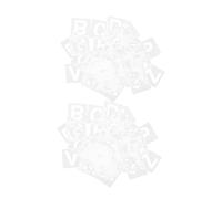HOMSFOU 72 Pièces Pochoirs Lettres Chiffres Plastique Réutilisables Kit Alignement Facile pour Peinture Murale Projets DIY Art