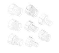 HOMSFOU 8 Embouts en Plastique de Rechange pour Appareils de Soin du Visage à L’oxygène, Mini Têtes Bulles Petites, Accessoires Compatibles pour Soin Hydratant, Kit 8 Pièces Compact