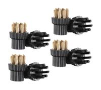 HOMSFOU 8 pièces Têtes de Brosse Multifonction pour Nettoyeur Vapeur Accessoires de Remplacement pour Nettoyage des Appareils Ménagers Hot Pot Beauté et Usage Industriel