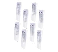 HOMSFOU 8 pièces Transparent Furniture Leveler Chair Shims Door Holder Wedges Multi Functional Collision Non Slip Pads Adjustable Height for Tables and Chairs