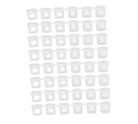 HOMSFOU 8 Pots BoîTe Vide De Peinture Aquarelle 10Ml - En Plastique Transparent Avec Couvercles Pratiques Pour Diy Et ActivitéS Artistiques Pour Enfants