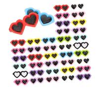 HOMSFOU 80 Pièces décor délicat de coque de téléphone accessoire bricolage hair charms ancien Bonjour breloques de lunettes de soleil fantaisie charme de cas de téléphone bricolage résine