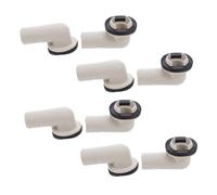 HOMSFOU 8pièces Tuyau Évacuation pour Climatiseur Raccord de Tuyau Évacuation Étanche pour Unité Extérieure de Climatiseur Mini-split Fenêtre Lot