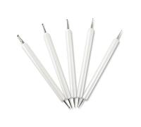 HOMSFOU 9 pièces Kit Sculpture Acier pour Modelage Argile Gravure et Décoration Outils Double Embout Durable et pour Potiers et Artistes