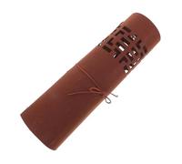 HOMSFOU à Stylo D'étude Trousse à Crayons pour Hommes Enveloppe De Pinceau De Manche De Stylo Plume Trousse De Papeterie Crayon Vintage Stylo Contenant Brown Feutre