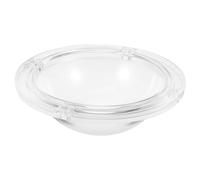 HOMSFOU Abat-jour de rechange élégant en polycarbonate laiteux transparent pour lampes industrielles LED, protection contre les intempéries, pour décoration de jardin et éclairage