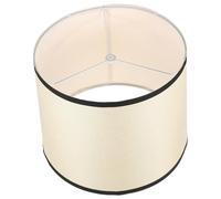 HOMSFOU Abat-jour en Tissu Khaki pour Lampe de Sol, Cache Lampe Décoratif Robuste et Adoucissant la Lumière, Maison Bar