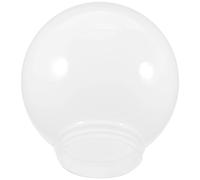 HOMSFOU Abat-jour globe pour lampadaire lampe boule Acrylique blanc 95mm cache-ampoule pour applique murale, patio, crée une atmosphère chaleureuse, protection contre l’eau