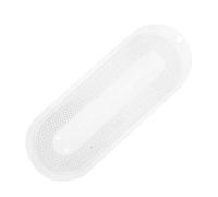 HOMSFOU Abat-jour ovale en plastique ABS pour hotte aspirante de rechange pour cuisinière, couvercle transparent avec éclairage amélioré, facile à installer, accessoire de contrôle de la fumée pour la