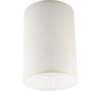 HOMSFOU Abat-jour Rond en Tc Beige Clair pour Lampadaire et Lampe de Table E27, Accessoire de Remplacement Léger et Stable, Adapté Salon Chambre Bureau, Abat-jour Décoratif Multifonction