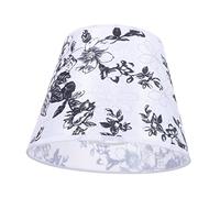 HOMSFOU Abat Jour Tissu Élégant pour Lampe Accessoire de Décoration pour Chambre Salon Diffuseur de Lumière et Naturel Compatible avec Lampes Murales Lampadaires et Plafonniers