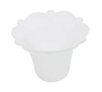 HOMSFOU Abat Jour Verre Dépoli pour Plafonnier Design Floral Accessoire Décoratif pour Lampes Suspendues pour Lampes Chevet