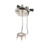 HOMSFOU Accessoire de Crampon pour Bâton de Randonnée en Alliage D'aluminium Argenté, Embout Antidérapant 5 Pointes pour Alpinisme et Activités de Plein Air