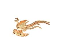 HOMSFOU Accessoires De Bijoux Laiton Patch Diy Pour Cheveux Décoration Vintage Épingle à Cheveux Doré -tête Facile à Réaliser