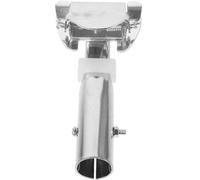 HOMSFOU Acier Inoxydable Pince Rotative pour Manche de Balai | Rotation 360 Degrés, Prise Ferme 1,5mm, Tête 15mm, pour Têtes de Serpillière Humides