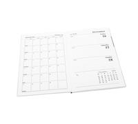 HOMSFOU Agenda PU Cover Portable Planner Calendrier Budget Repas Carnet Organisation Quotidienne Journal Grossesse Compact pour Voyage et Bureau