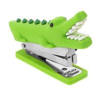 HOMSFOU Agrafeuse Mini Portable Crocodile Agrafeuse Écute pour Bureau École et Maison Pratique et Fun Fournitures Scolaires pour Étudiants