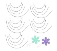 HOMSFOU Aiguilles Incurvées pour Couture Ameublement Fer avec Enfile-aiguille Aiguilles Robustes pour Couture Main Tissus Lourds et Multicouches