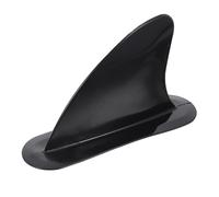 HOMSFOU Aileron de Surf en Nylon Noir 4 Pouces pour Planche de Surf, Accessoires de Natation Séparation d'eau pour Virages Serrés et Maintien