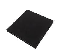 HOMSFOU Album Photo Autocollant De Protection Couverture En Lin Album Photo Souvenir Pages Autocollantes Noir