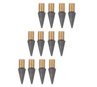 HOMSFOU Alliage Graphite Têtes de Crayon Remplaçables, 12 Pièces | Installation Facile, Écriture Fluide sur Papier, pour Élèves et Artistes en Cours, Notes et Dessin
