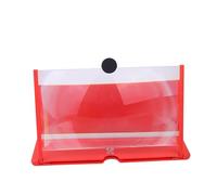 HOMSFOU Amplificateur Écran pour Smartphone Support Portable pour Films Agrandisseur De Couleur Rouge pour Personnes Âgées