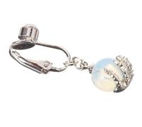 HOMSFOU Anneau de Nombril sans Piercing Clip Halloween en Alliage Pendentif, Design Unique pour Cosplay et Fêtes Plage, Faux Piercing Nombril Élégant et Non Percé