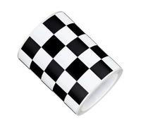 HOMSFOU Autocollants de bordure de grille noir et blanc déco autocollants en classe Accessoires de babillard borders du tableau des bulletins