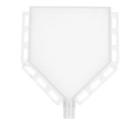 HOMSFOU Bac de Récupération D'eau pour Climatiseur en Plastique Blanc Trou de 1,5 Cm, Accessoire Portable pour Collecter la Condensation et Prévenir les Blocages