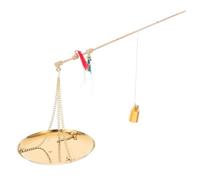 HOMSFOU Balance Chinoise en Cuivre Vintage 250 de Précision Portable pour Médecine Traditionnelle Chinoise pour Préparation Culinaire et Dosage des Herbes Outil Cuisine et Médecine