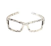 HOMSFOU Bandeau Cheveux Femme Antidérapant en Plastique PC Serpentin Marron Dents, Accessoire Mode pour Maquillage et Fêtes, Serrage-tête Confortable pour Cheveux Bouclés et Usage