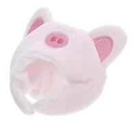 HOMSFOU Bandeau de en Coton Chapeaux tissés Miniatures Mini Chapeaux de Paille kit de Tricot pour débutants Yeux d'amigurumi Fil à Crocheter Chiffon Rose