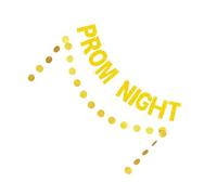 HOMSFOU Bannière Décorative de Mariage Pailletée Dorée 2 Pièces, Guirlandes Suspendues pour Fête Nuptiale, Ornements de Mariage pour Décoration Intérieure et Extérieure, Cortège Nuptial