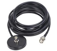 HOMSFOU Base Magnétique pour Antenne Mobile avec Câble Mâle Femelle Support Antenne Compatible Radio Voiture et CB
