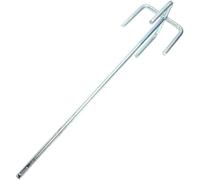 HOMSFOU Bâton de Mélange pour Perceuse Électrique 1 Pièce, Accessoire Mélangeur de Peinture et Plâtre, Tige de Mélange à Vis Carrée Double Spirale, Outil pour Malaxage Ciment et Enduit,